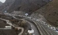 ترافیک سنگین در آزادراه تهران - شمال