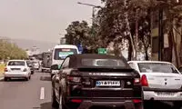 گشت‌وگذار خشن‌ترین شاسی‌بلند انگلیسی در خیابان‌های تهران!