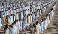 تصاویر پربازدید از نماز عید قربان اهل سنت