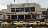 لحظه سال تحویل در فرودگاه مهرآباد تهران 