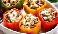 متفاوت‌ترین و لذیذترین روش پخت دلمه فلفل
