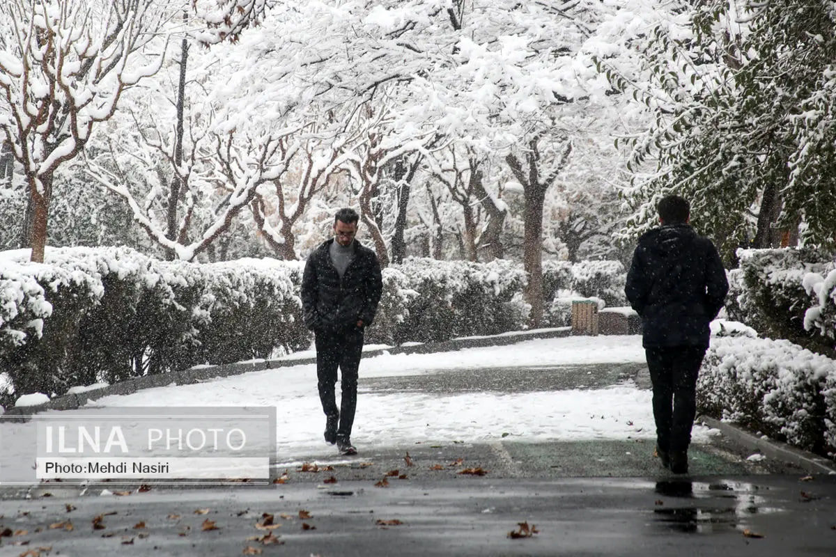 پیش‌بینی بارش برف در تهران