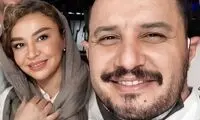 تصویری دیده نشده از جواد عزتی و همسرش 