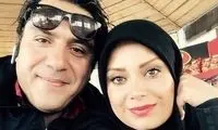 قابی از زوج مشهور هنری در کنسرت مهراد جم 