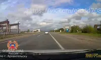 صحنه دلخراش چپ شدن خودرو پس از سبقت