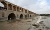 تصویر تکان‌دهنده از زاینده‌رود در گذر زمان