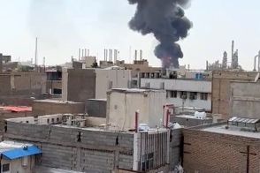 حادثه دقایقی قبل در پالایشگاه نفت آبادان