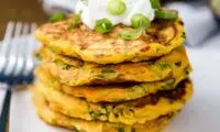 پنکیک سبزیجات؛ یک میان‌وعده خوشمزه و مقوی برای کودکان