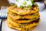 پنکیک سبزیجات؛ یک میان‌وعده خوشمزه و مقوی برای کودکان