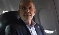 سخنرانی پزشکیان از داخل هواپیمای ویژه رئیس جمهوری