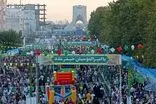 صندلی خالی رهبر شهید در جشن غدیرانه مشهد