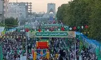 صندلی خالی رهبر شهید در جشن غدیرانه مشهد