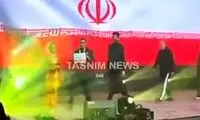 لحظه معرفی تیم ایران با مداحی محمود کریمی