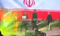 لحظه معرفی تیم ایران با مداحی محمود کریمی