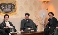  حضور خاتمی و سید حسن خمینی در منزل ابطحی