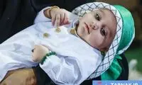 تصاویر منتشر شده از اجتماع مادران و شیرخوارگان عاشورایی