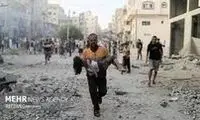 عکس آخرالزمانی که از آسمان غزه ثبت شد