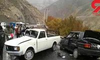 برخورد مرگبار پراید با وانت در بوکان