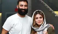 عکس عاشقانه شیدا خلیق و همسرش لب دریا