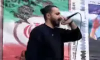 ویدئو رپ‌خوانی یک مرد در حاشیه راهپیمایی 22 بهمن