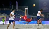 خلاصه فوتبال ساحلی ایران - امارات 