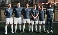 رونالدو، مسی، زلاتان و بکام جلوی دوربین رفتند