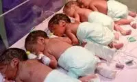 مادر یزدی به‌صورت طبیعی صاحب پنج‌قلو شد! 