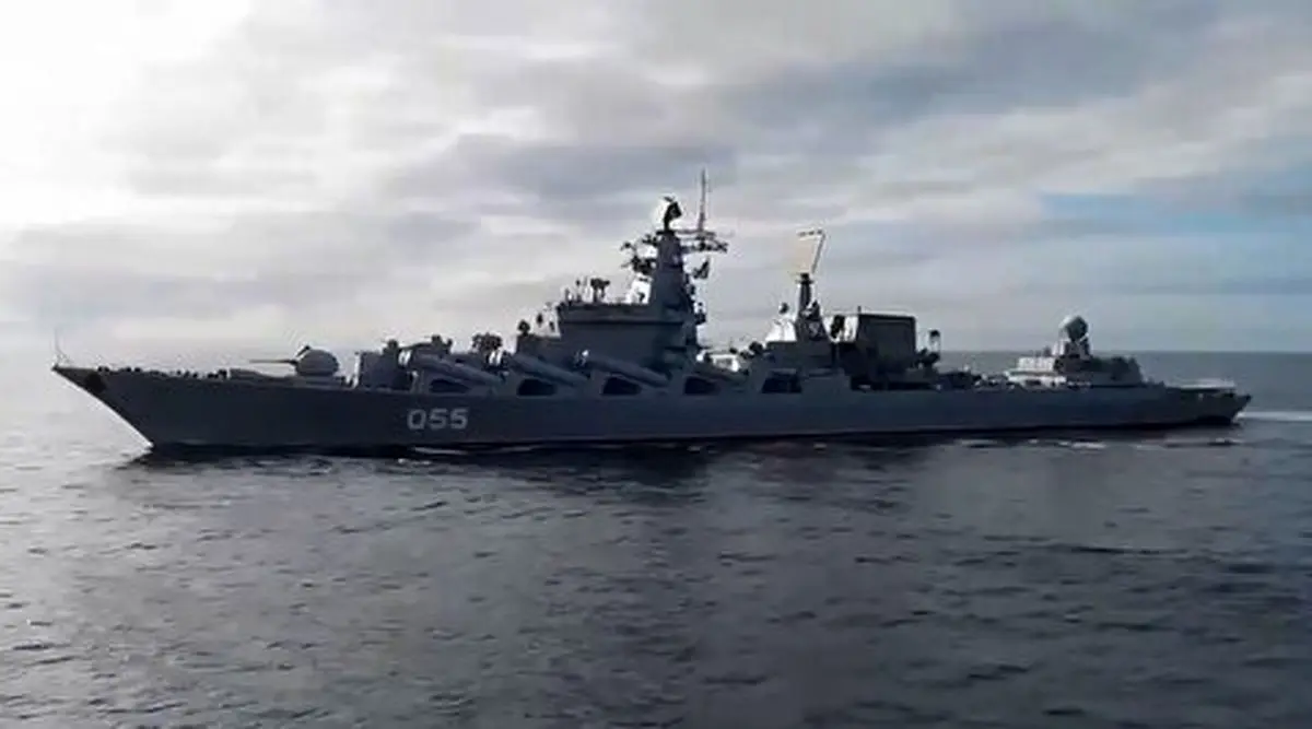 ناو 186 متری روس که در ساحل ایران پهلو گرفت