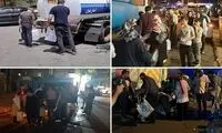 استقرار تانکرهای حامل آب شرب در نقاط مختلف پایتخت