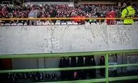 نمایی تامل‌برانگیز از زاویه متفاوت استادیوم آزادی