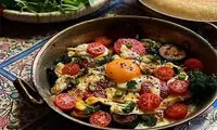 ورقه گیلانی؛ غذای شمالی ساده‌ای که با بادمجان و تخم‌مرغ غوغا می‌کند