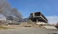 سالن دوازده هزار نفری آزادی با موشک تخریب شد