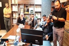 تصاویری از حضور جواد علیکردی در اداره پلیس مشهد