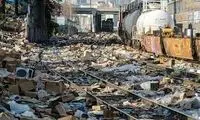 غارت کامیون‌های حامل کمک در مناطق زلزله‌زده 