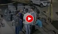 ببینید زمین ناگهان دهان باز می‌کند و ۵ نفر را پایین می‌کشد