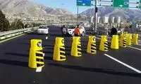 جاده چالوس دوباره بسته شد