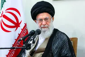 صفحه اول وبسایت khamenei.ir بعد از شهادت رهبر انقلاب