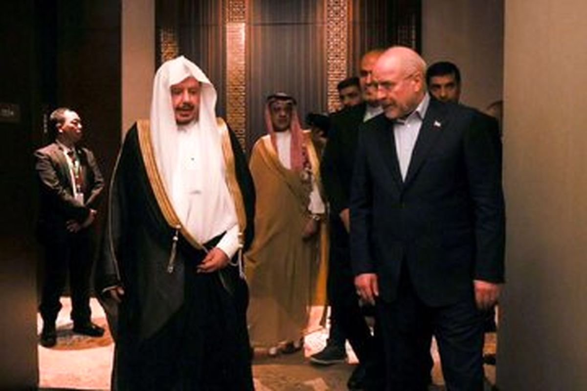   جزئیات دیدار قالیباف با رئیس مجلس عربستان 