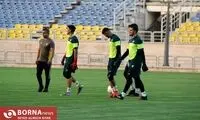 چالش جالب بیرانوند و ننکا در تمرین پرسپولیس