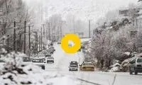 توضیحات پلیس راهور تهران درباره بارش برف