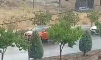 باران شدید تابستانی این نقطه از تهران را شست