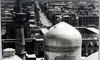 تصویری نادر از عکس یادگاری زائران حرم رضوی