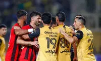 بازیکنان تراکتور و سپاهان اولین بزن‌بزن لیگ را رقم زدند