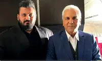 تصویری از مهران مدیری در پشت صحنه مرد سه هزار چهره