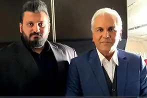 تصویری از مهران مدیری در پشت صحنه مرد سه هزار چهره