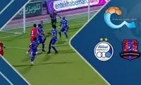 خلاصه بازی نساجی مازندران - استقلال تهران