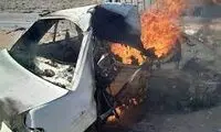هفت نفر در یک تصادف در قم زنده‌زنده سوختند