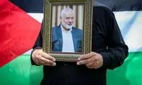 حضور فرزندان شهید سلیمانی در مراسم تشییع پیکر هنیه