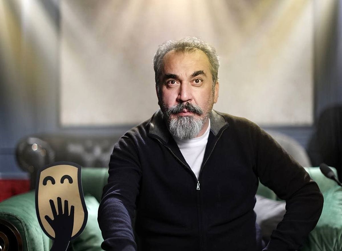   قاب دیدنی سیامک انصاری و خانم مجری در جشن نفس 