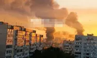 تصاویری از صبحِ کی‌یف پس از حملات گسترده روسیه